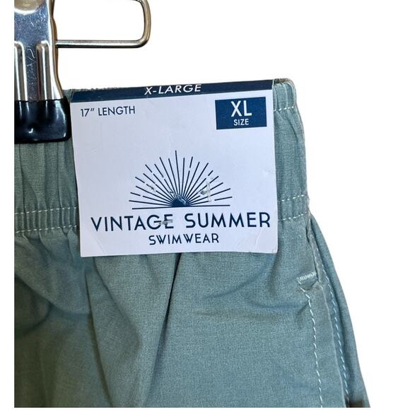 Vintage Summer Men's Swim Shorts Sage Green Size XL - Picture 8 of 8